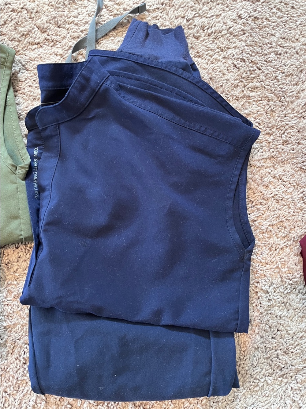 Figs Women’s Navy Blue Scrub set